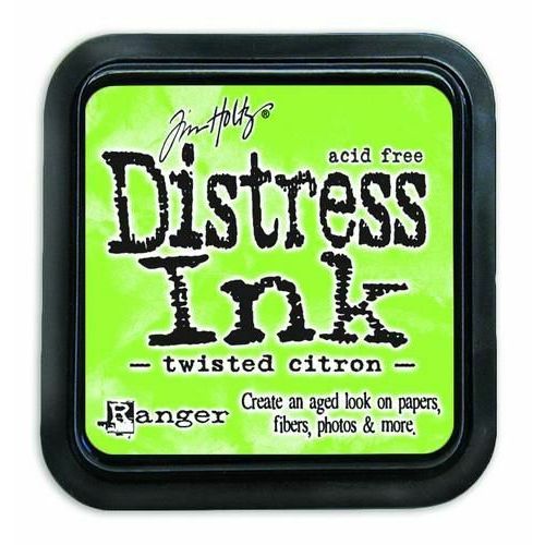 Ranger Distress Inks pad - twisted citron - stamp pad - Tim Holtz (TIM43294) 
