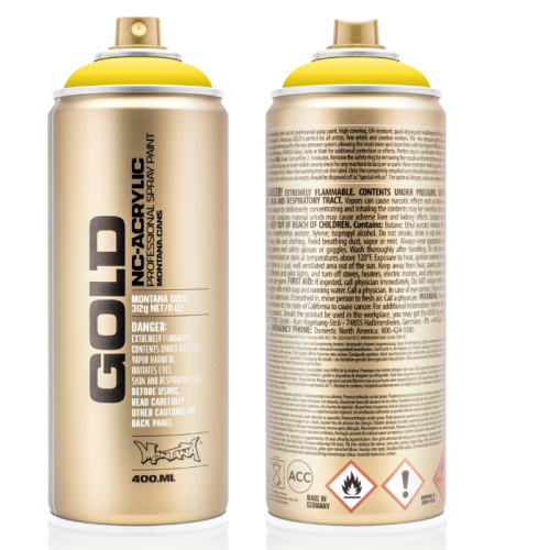 Montana Gold Spuitbus 400 ml Shock Yellow Light (S1000) *