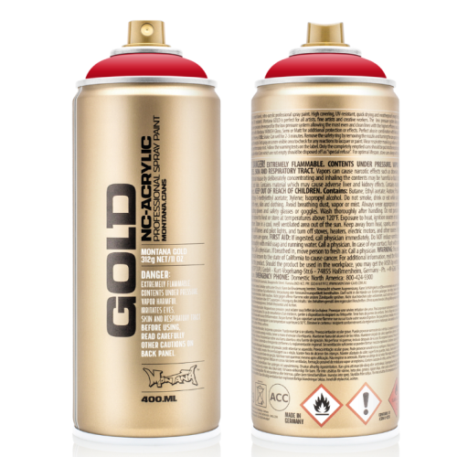 Montana Gold Spuitbus 400 ml Shock Red (S3000) *