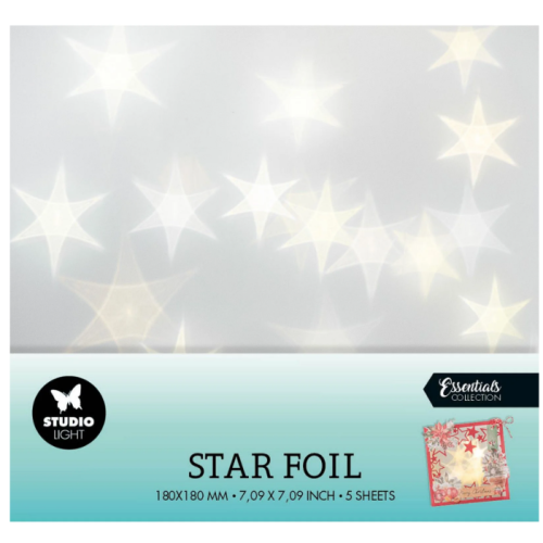 Studio Light • Essentials Star Foil 5 Sheets (SL-ES-FOIL01))