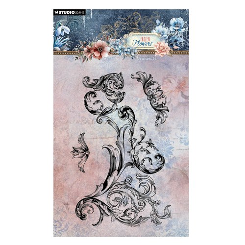 Studio Light • Frozen Flowers Clear Stamps Ornaments - STAMP771*