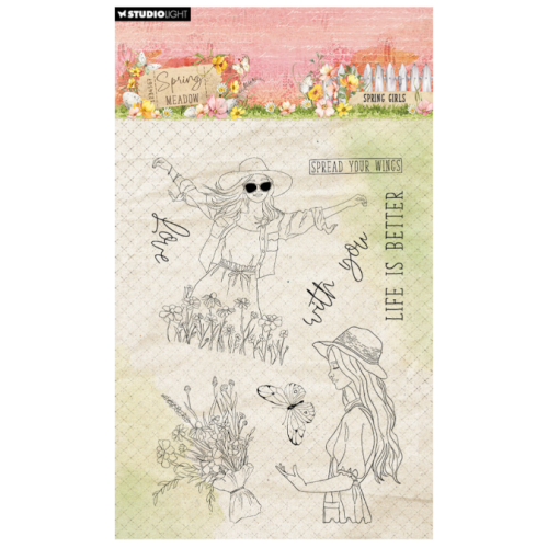 Spring Meadow Clear Stamp Spring Girls (SL-SM-STAMP772) *