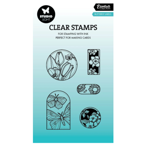 Butterfly Labels Essentials Clear Stamp SL-ES-STAMP812 *