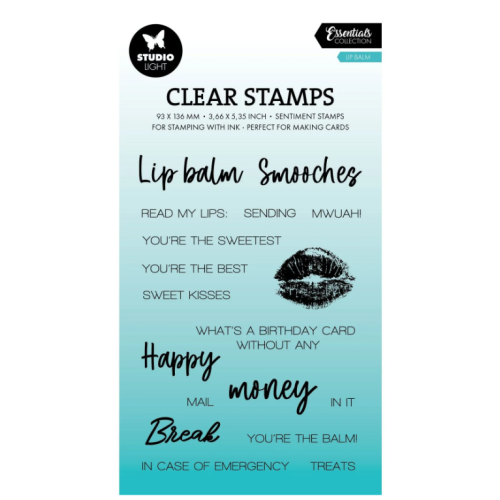 Studio Light • Essentials Clear Stamp Lip Balm (SL-ES-STAMP820) *