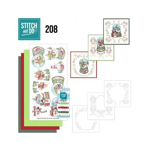 Stitch And Do 208 - Yvonne Creations - Santa's Journey