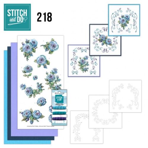 Stitch And Do 218 - Yvonne Creations - Blooming Blue