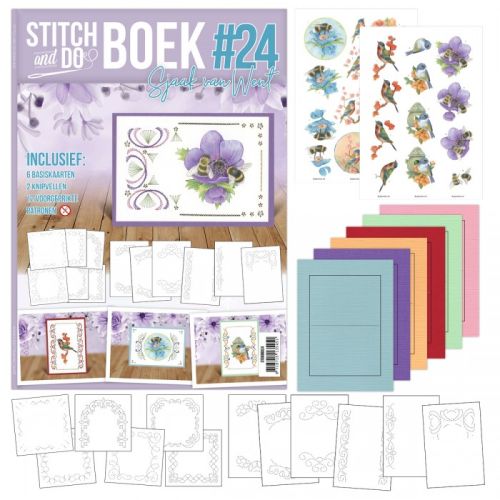 Stitch And Do Boek A6 24 - Birds And Bees (STDOBB024)
