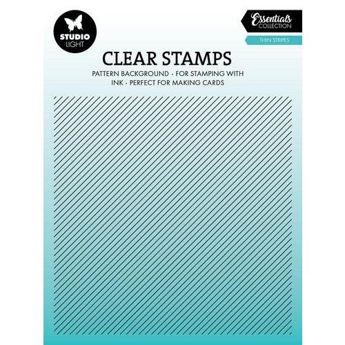 Studio Light Clear stamp Thin stripes Essentials nr.630 SL-ES-STAMP630 138x138x3mm (117018/0726) *