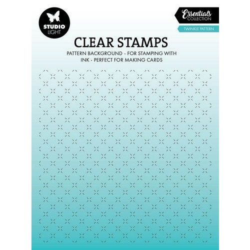 Studio Light Clear stamp Twinkle pattern Essentials nr.632 SL-ES-STAMP632 138x138x3mm (117018/0728) *