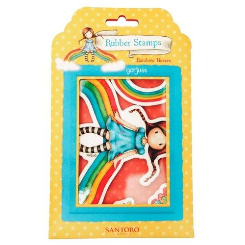 Studio Light Cling Stamp Rainbow Heaven Gorjuss Essentials nr.688 GOR-ES-STAMP688 120x170mm *