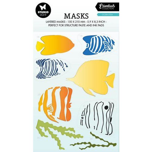 Studio Light Mask Essentials nr.198 SL-ES-MASK198 150x210mm *