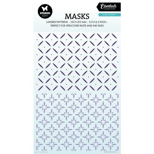 Studio Light Mask Floral pattern Essentials nr.275 SL-ES-MASK275 150x210mm (117018/0774) *