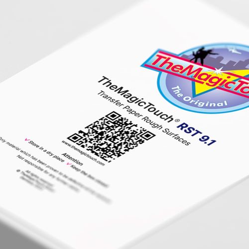TheMagicTouch RST 9.1 - A4 Formaat - per pak van 10 vel - met application Sponge 