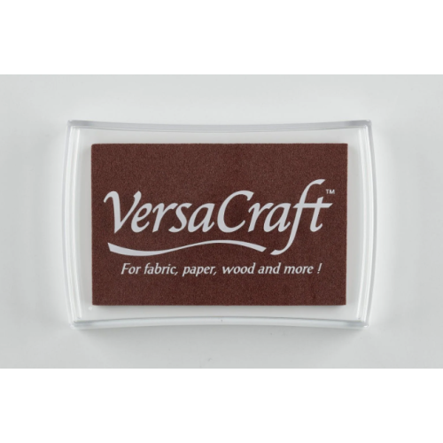 Tsukineko • VersaCraft Stempelkussen Groot Chocolate (VK-000-154) *