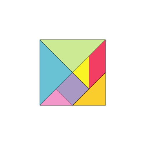 Tangram puzzel 