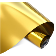 Permanent Adhesive Vinyl Mirror Metallic - Gold - 30.5 x 180 cm (003576)