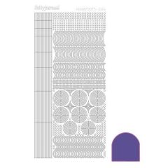 Hobbydots stickervel 006 - Purple (Mirror)