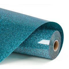 Heat Transfer Vinyl Glitter - Light Blue - 30.5 x 90 cm (009103)