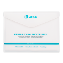 LOKLiK Bedrukbaar mat stickerpapier A4 - 20 vellen (009219)