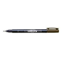 Tombow Brush pen Fudenosuke hard bruin 19-WS-BH31 (380025/0131)
