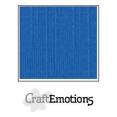 Linnenkarton CraftEmotions-Scrap-1075 (Signaalblauw)