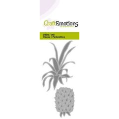 CraftEmotions Die - ananas Card  5x10cm (115633/0216) (AFGEPRIJSD)