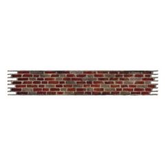 1 ST (1 ST)  Sizzlits Decorative Strip Die  Brick Wall 658240 Tim Holtz*