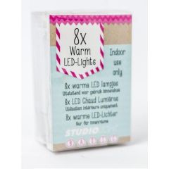 Studio Light Licht string 8 bol lampjes (LEDLIGHTS01)