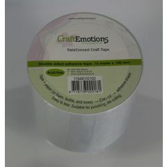 CraftEmotions EasyConnect (dubbelzijdig klevend) Craft tape 15m x 100mm (119491/0100)