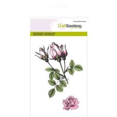 CraftEmotions clearstamps A6 - rozen knoppen Botanical (130501/1014)*