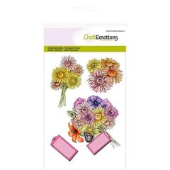 CraftEmotions clearstamps A6 - Boeket Botanical Summer (130501/1073)*