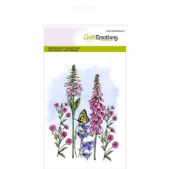 CraftEmotions clearstamps A6 - veldbloemen 3 GB (130501/1303)*