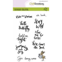CraftEmotions clearstamps A6 - Sjors Spring quotes (Eng) Carla Creaties (130501/1610) *