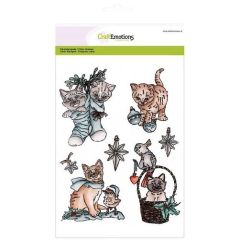 CraftEmotions clearstamps A5 - Christmas pets 2 (130501/3102) (AFGEPRIJSD)