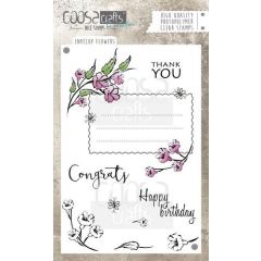 COOSA Crafts - clearstamps A6 - Envelope Flowers A6 (ENG) (COC-033) (AFGEPRIJSD)