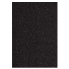 Vaessen Creative • Foam 2mm A4 - 1pcs - Glitter Zwart (1606-277)