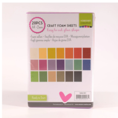 Vaessen Creative • Foam 2mm A4 20pcs basic (1606-991)