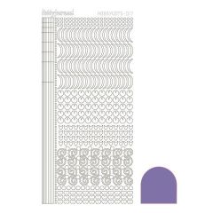 Hobbydots stickervel 017 - Purple (Mirror)