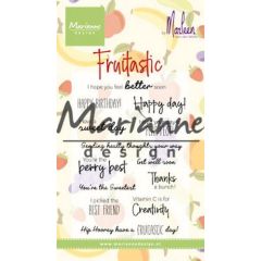 Marianne D Clear Stamps Marleen‘s Fruitastic CS1031 82x118mm*