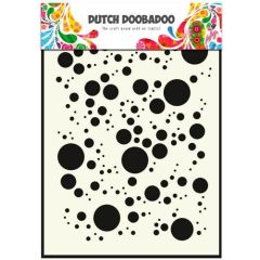 Dutch Doobadoo Dutch Mask Art stencil Bubbles A5  (470.715.017)*