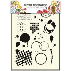 Dutch Doobadoo Dutch Mask Art stencil Geometric Tiles A5   (470.715.035)*