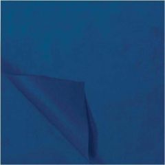 HAZA zijdevloei 50x70 5 vel op rol - Marineblauw (185837)