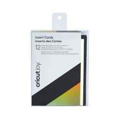 Cricut Insert Cards Black/Silver Holographic (2008045)