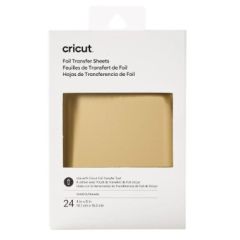 Cricut Foil Transfer Sheets 4 x 6" Gold 24 vel (2008711)