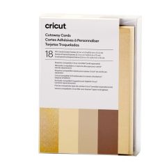 Cricut Cutaway Cards Neutrals Sampler (R10 18pcs) (2009485)
