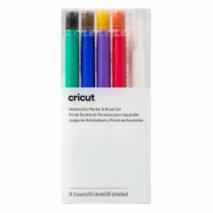 Cricut • Watercolor markers 9-pack 1.0 (2009979)