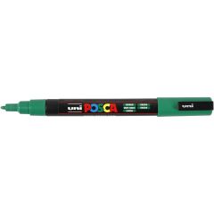 Uni Posca Verfmarker - lijndikte: 0,9-1,3 mm - PC-3M - Donkergroen - 6