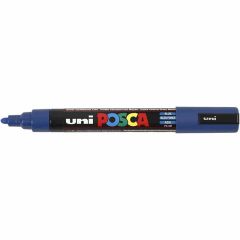 Uni Posca Verfmarker - lijndikte: 2,5 mm - PC-5M - Donkerblauw - 33