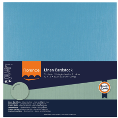 Florence • Linnenkarton 250g 30,5x30,5cm Mountain Lake 10x (2822-062)