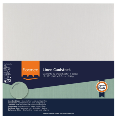 Florence • Linnenkarton 250g 30,5x30,5cm Mouse 10x (2822-083)